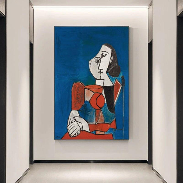 Hand Painted Picasso and Dali Rhapsody of Genius Abstract Wall Art Painting Decorative