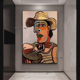Soyut El Boyalı Dekoratif Ünlü Denizci ve Sanat Picasso Ev Odası Dekor Tasarımı için Tuval