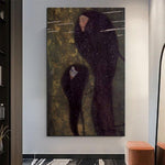 Handgemaltes klassisches Gustav Klimt Meerjungfrau-Abstraktes Ölgemälde der klassischen Kunst