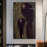 Рачно насликани класични Апстрактни маслени уметности на сирена Густав Климт