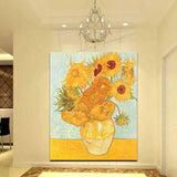 Hand Painted The Vase That 12 Sunflower Of Vincent van Gogh Hand Painted Oil Painting Canvas atz