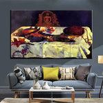 Paul Gauguin Hand Painted Oil Painting Still Life: Parrot Retro Classic Abstracts Aisle Decor