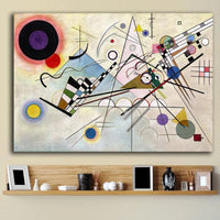 Man Pentrita Moderna Abstrakta Mura Arto De Wassily Kandinsky Canvas Paintings Decor
