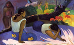 Reclining Tahitian Women 1894 by Paul Gauguin oil Painting Canvas Hand Painted Art Reproduction.