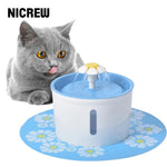 1.6L Pet automatyczna fontanna elektryczna koty podajnik do picia miska wyciszenie pies kot dozownik wody zwierzęta podajnik do picia