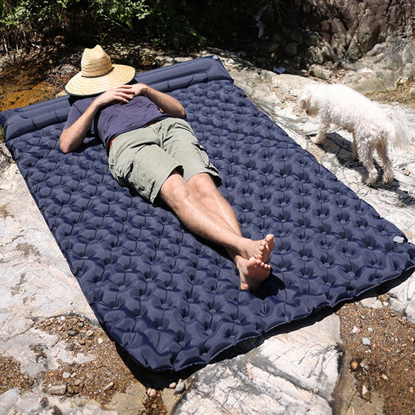 Air Mattress Inflatable Mattress Portable Camping Mat Double Sleeping Pad Ultralight Folding Bed Travel Sleeping Mat