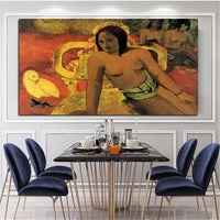 Hand Painted Art Oil Painting Paul Gauguin Tahitian Woman Impressionism People Abstract Landscape Decor