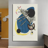 Hosodoko menaka vita amin'ny tanana Wassily Kandinsky Works Painting Canvas Abstract Art Museum Wall Art Decors