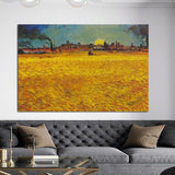 Hand Painted Van Gogh Famous Oil Painting The Catcher in the Rye Canvas Wall Art Decoration