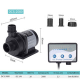 12-30W Aquarium Submersible Pump 100-240V Inverter Water Tank Pump Flow Adjustable Mute Energy Saving Pump 1200-4000L/H