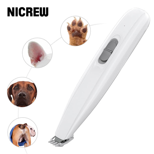 Electric Dog Cat Foot Hair Trimmer Pet Hair Clippers USB Rechargeable Low-noise Paw Sole Shaver Pets Grooming Supplies