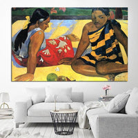 Hand Painted Art Oil Painting Paul Gauguin Girl Woman Impressionism Landscape People Abstracts Room Decor