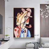Hand Painted Picasso Abstract Canvas Painting Famous oil Painting Art Wall art Modern Nordic
