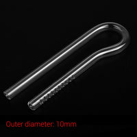 10mm Mini Nano Glas Lily Pipe Jet Inflow Outflow Vand Plante Tank Filter ADA Kvalitet Fish Tank Filter Accessory