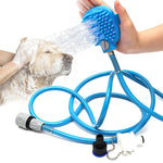 Tragbares Haustier-Badekopf-Werkzeug Massagegerät Duschkopf Reinigung Waschsprüher Tragbare Dusche Hundebad Massagebürste Heimtierbedarf