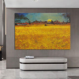 Hand Painted Van Gogh Famous Oil Painting The Catcher in the Rye Canvas Wall Art Decoration