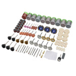 350pcs Mini Electric Drill Bit Kit Abrasive Rotary Tool Wheel Accessory Kit for Dremel Grinding Sanding Polishing Cutting