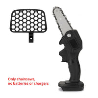 24V 650W 4 Inch Mini Electric Chainsaw Cordless Protable Rechargeable Chain Saw Woodworking Pruning One-handed Garden Tools Saw
