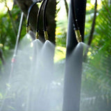 30M自動庭用散水システムキット点滴灌漑スプレースプリンクラーシステム、タイマーコントローラー付きセルフ散水ガーデンツール