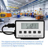 0-150 mm fjärrstyrd digital linjär skala bord fjärrstyrd digital DRO avläsningsskala mätinstrument för linjär linjal för fräsmaskin