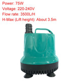 Pompa ad acqua per acquario Pompa per fontana sommergibile ultra silenziosa Filtro per acquario Pompa di aspirazione inferiore per filtro per laghetto