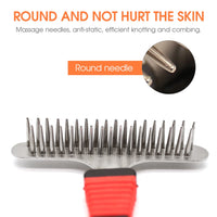 Pet Grooming Comb Cat Dog Supplies Hair Removal Comb Brush Needle Pet Hair Brush Fur Dematting Deshedding Brush Grooming Tool