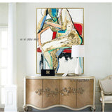 Handgemalte moderne abstrakte Figuren Kunst Picasso Körper nackte Wand Leinwand Ölgemälde Zeichnung Dekoration