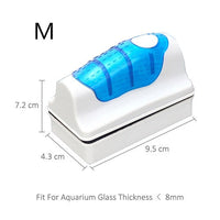 Aquarium Magnetic Brushes Purgatio Piscium Tank Glass Fenestra Algae Scraper Clean Brush Plastic Spongia Aquarium Accessories