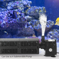 Aquarium Filter Pump for Fish Tank Filtration Powerful Pond Submersible Biological Plus Sponge Filter Pump Spray 12-40W