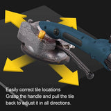 Bærbar flisevibrator sugekop flisebelægning fliser lægningsmaskine Justerbar automatisk gulvvibrator nivelleringsværktøj med batteri