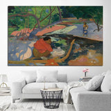 Paul Gauguin Early Morning Hand Painted Art Oil Painting Impressionism Landscape People Abstract Room Decors