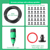 10/20/30M Drip Watering Irrigation System Automatic Watering Drip Irrigation Set Orchard Garden Sprayer Gardening Nozzle Devices