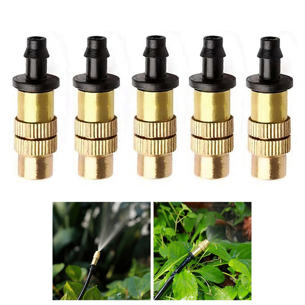 10/20/30pcs Micro Drip Watering Sprayer Lawn Garden Irrigation Sprinkler Brass Nozzle Dripper Spraying Device Gardening Supplies