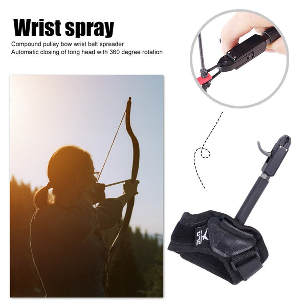 SP316 Hunting Archery Caliper Release Shooting Arrow Bow Strap Wristband Grip Support Aid Auxiliary Accessory