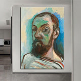 လက်ဆေးသော ဆီဆေးပန်းချီများ Picasso Matisse World of Art Series အနုပညာ ကင်းဗတ်ပန်းချီ နော်ဒစ်အလှဆင်