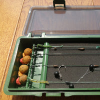 קופסת דיג תיבות אחסון תיבות אחסון קו מקרה מיכל דחיסת עמידות 34.5 ס"מ קרפיון דיג דיג חיצוני