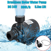 Mini pompa de apa pentru acvariu Lift ultra-silentios 5M 800L/H Motor fara perii Pompa de apa submersibila Rezervor de pesti Instrumente de gradina 12V/24V