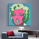 Peint à la main Andy Warhol Marilyn Monroe Art peint à la main peinture à l’huile toile