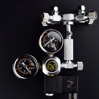 Akvarijný DIY rozdeľovač regulátora ventilu co2 s viaccestnými výstupmi Zliatina hliníka pre nádrž na CO2 akváriových rastlín