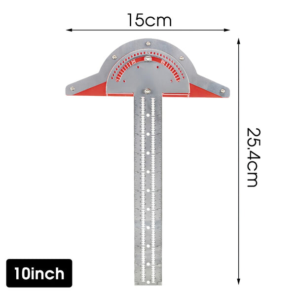 Woodworking Tools Woodworkers Edge Rule 0-70° Adjustable Protractor Angle Finder Gauge Measuring Instruments Carpentry Tool