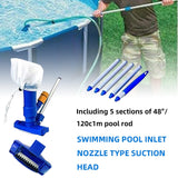 1 Set Jet Swimming Pool Vacuum Cleaner Floating Objects Cleaning Tools Vac Suction Head Pool Fountain Vacuum Brush Cleaner