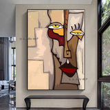 I-Picasso Abstract Figures Blending in Face Wall Art Canvas Painting Decoration