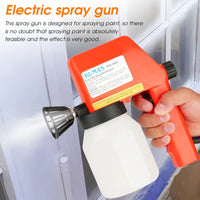 Pingere Spray Gun Electric Airless Airbrush 220V Pressure Sprayer Painting Tool 600ml Car Paint Sprayers Home Decor Airbrush