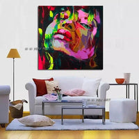 Кол менен боёлгон Заманбап абстрактуу көркөм сүрөт Франсуа Нилли стилиндеги көркөм сүрөт Canvas Painting Art