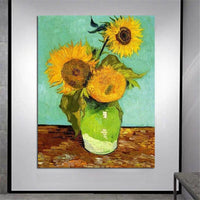 Ručne maľované Van Gogh olejomaľby Práce Slnečnica Abstraktné plátno umenie Nástenné dekorácie domu Nástenné maľby