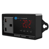 Skaitmeninis LED šildymo ir vėsinimo temperatūros valdiklio termostatas, skirtas akvariumo roplių priedai, naminių gyvūnėlių reikmenys, 220 V