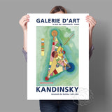 Wassily Kandinsky Pictures for Living Room HQ Canvas Print