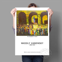 Wassily Kandinsky Pictures for Living Room HQ Canvas Print