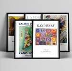 Wassily Kandinsky صور لغرفة المعيشة HQ قماش طباعة