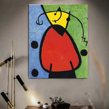 Joan Miró ولادة اليوم HQ قماش طباعة إطار اللوحة المتاحة